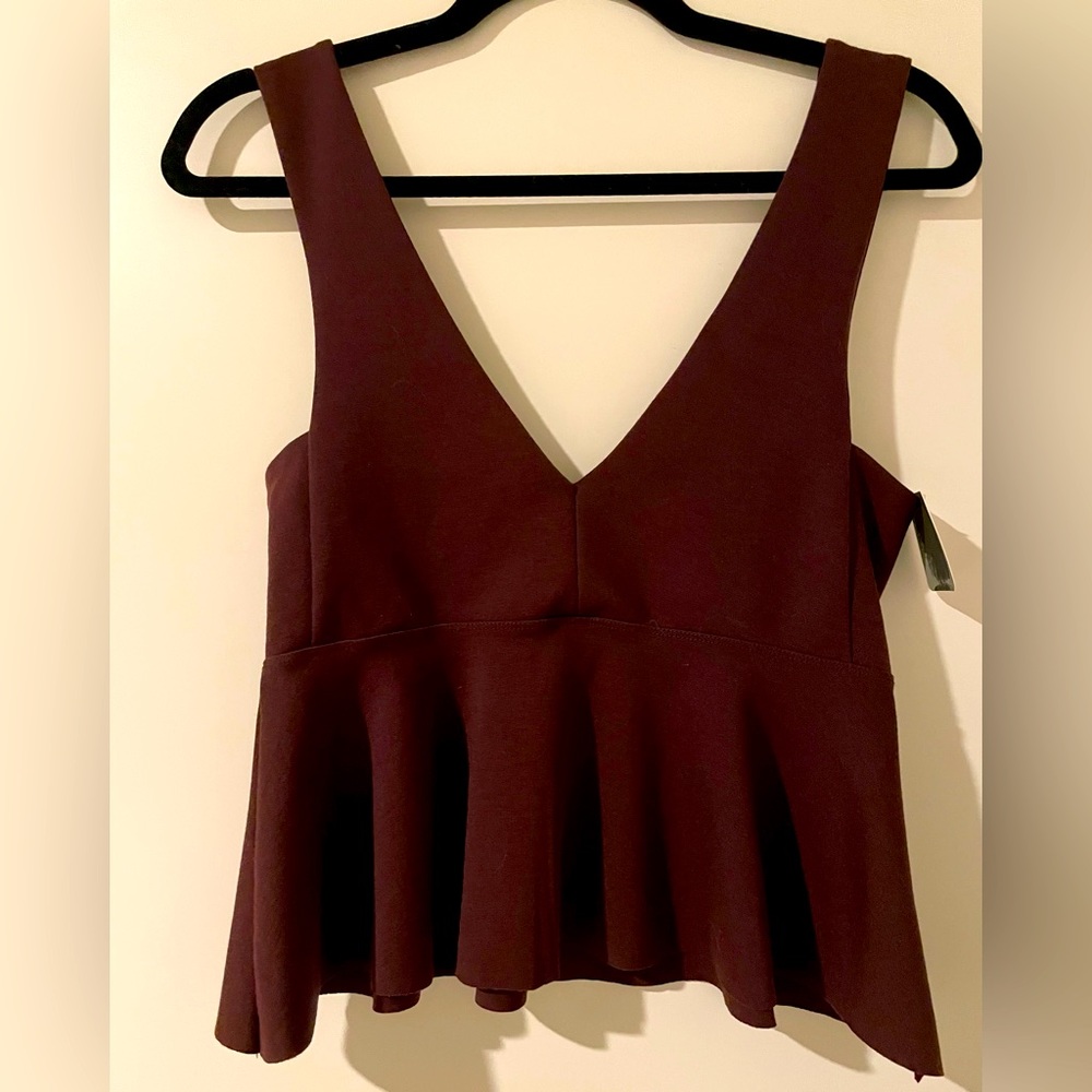 NWT Peplum Top